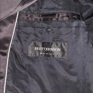 Brett Johnson, black bomber jacket Size L